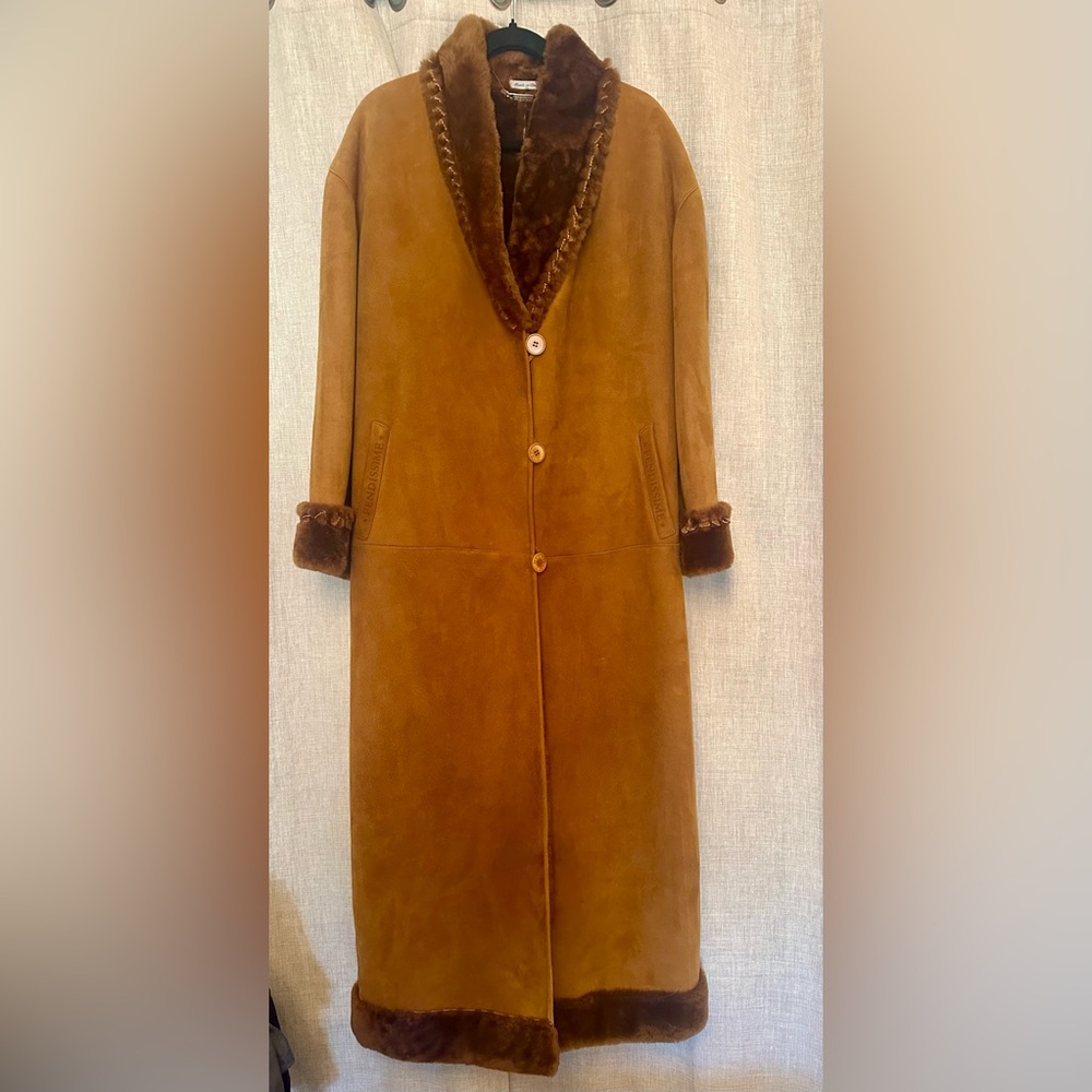 Fendissime honey/caramel colored shearling coat. In like new condition!